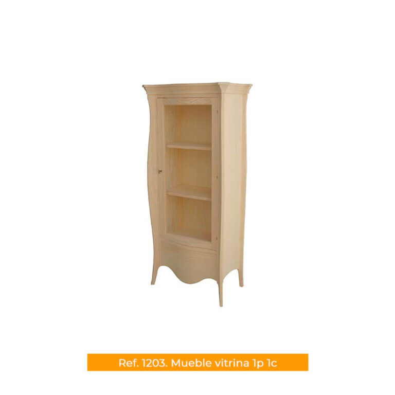 Cachava Bernini mueble vitrina 1p 1c ref. 1203