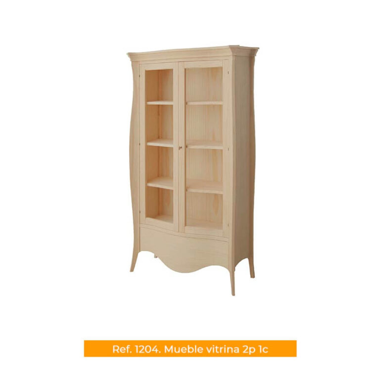 Cachava Bernini mueble vitrina 2p 1c ref. 1204