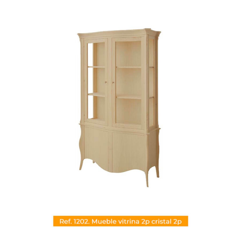 Cachava Bernini mueble vitrina 2p cristal 2p ref. 1202