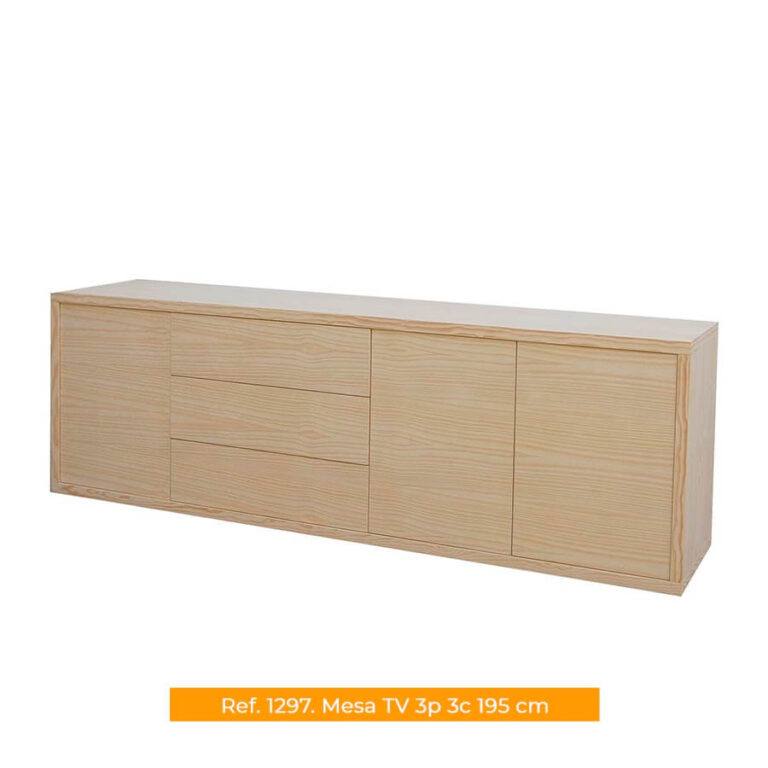 Cachava Canadá mesa TV 3p 3c 195cm ref. 1297