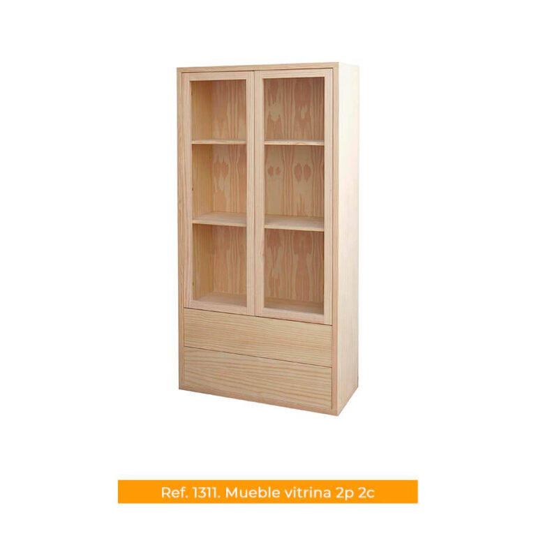 Cachava Canadá mueble vitrina 2p 2c ref. 1311