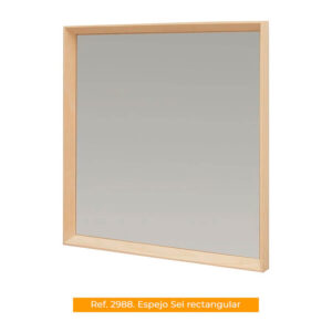 Cachava Espejo Sei rectangular ref. 2988