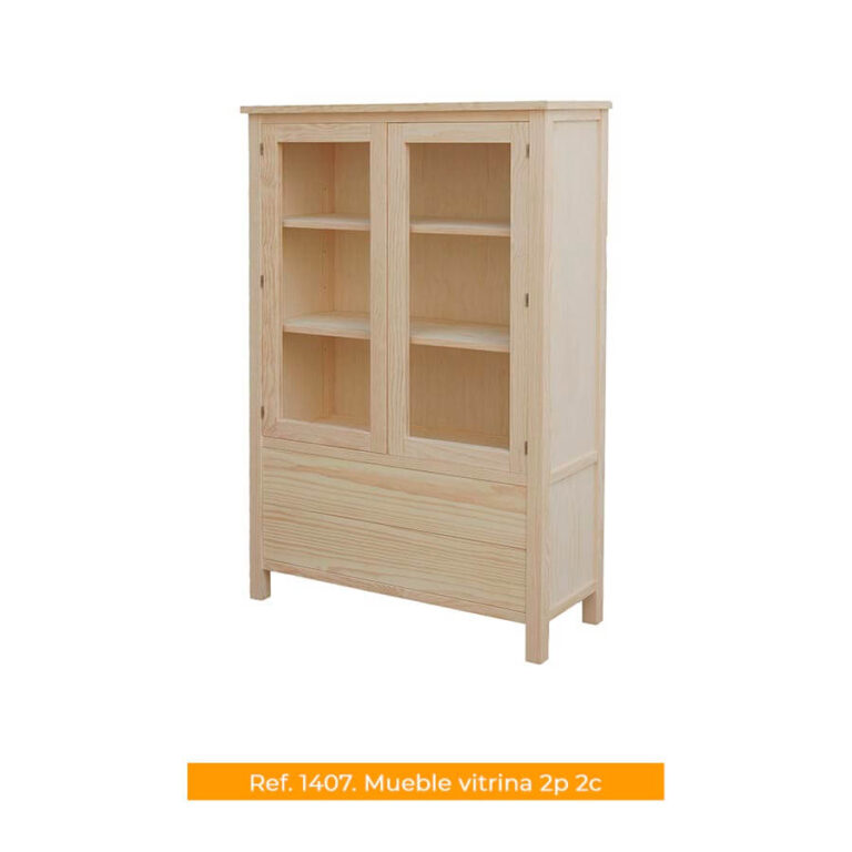 Cachava Lorca mueble vitrina 2p 2c ref. 1407