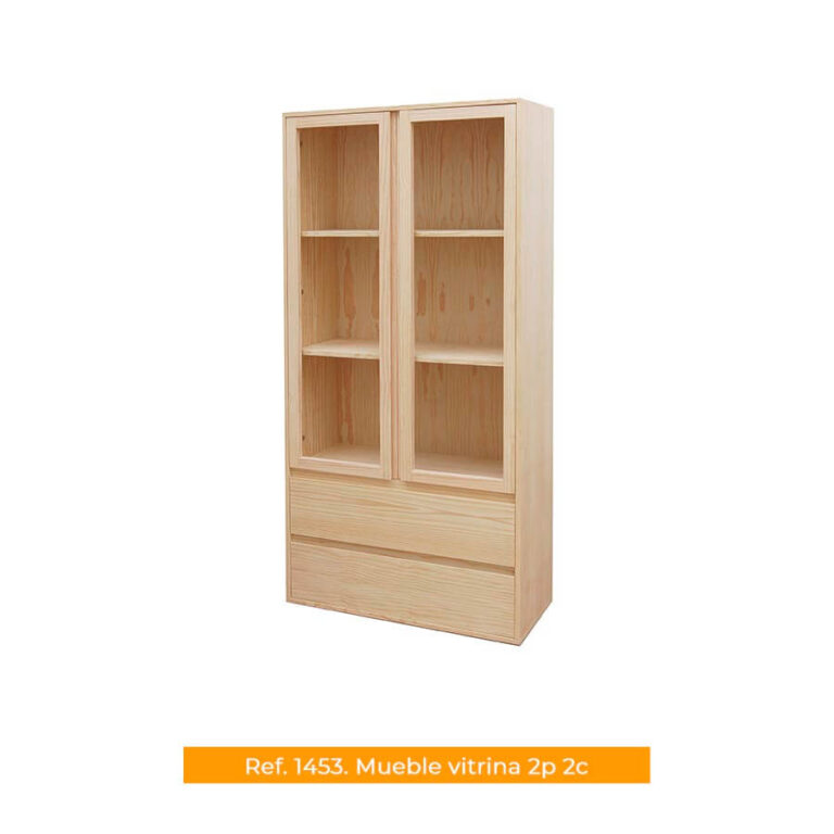 Cachava Noa mueble vitrina 2p 2c ref. 1453