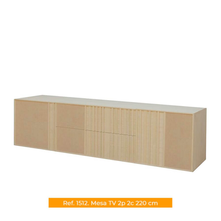 Cachava Oaku mesa TV 2p 2c 220cm ref. 1512