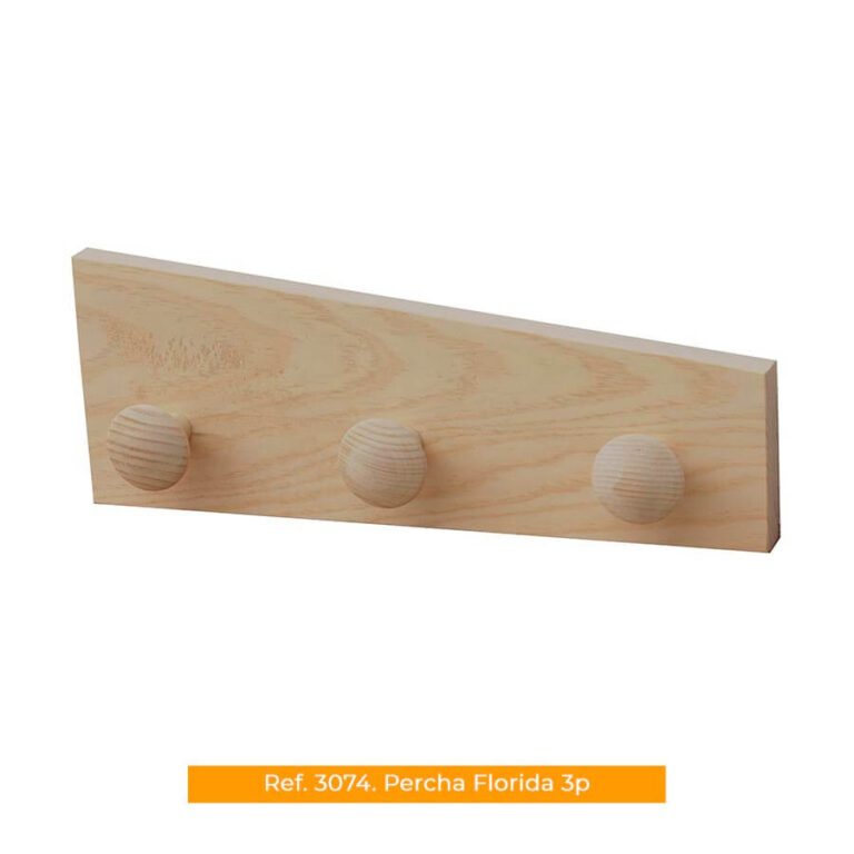 Cachava Percha Florida 3p ref. 3074