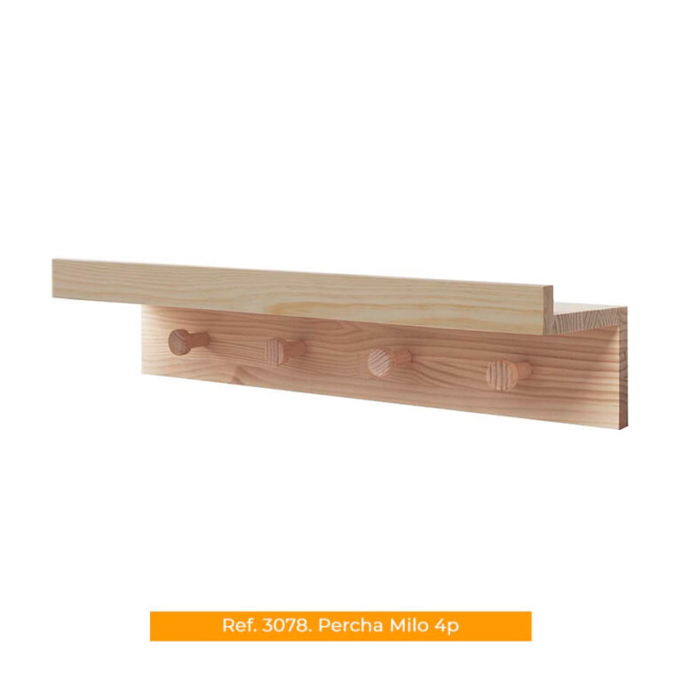 Cachava Percha Milo 4p ref. 3078