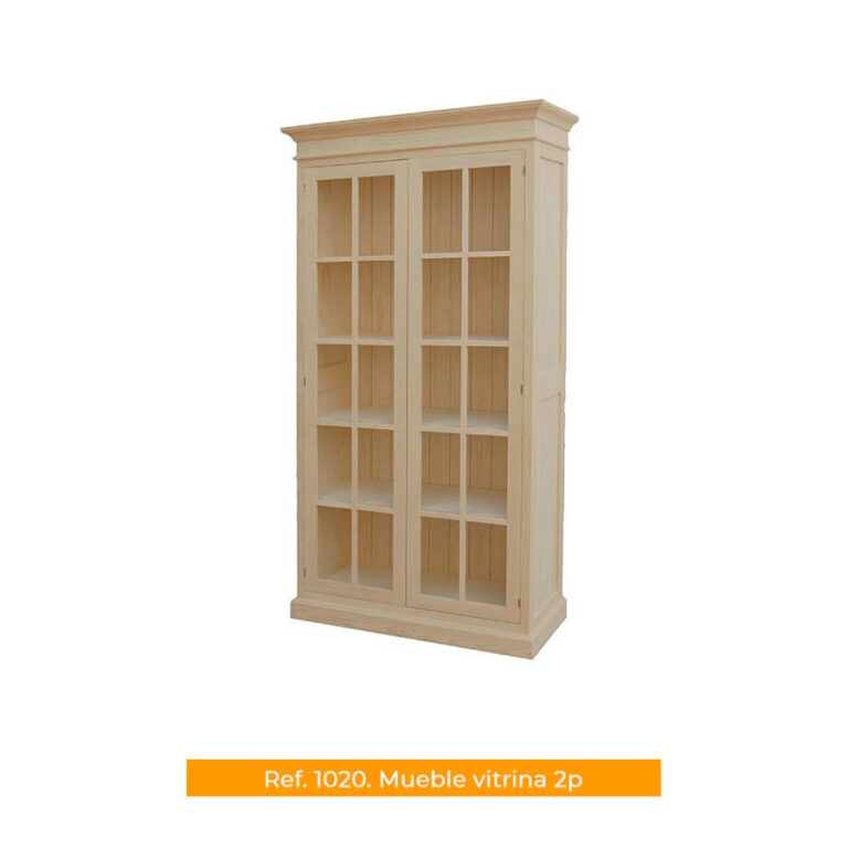 Cachava Viena mueble vitrina 2p ref. 1020