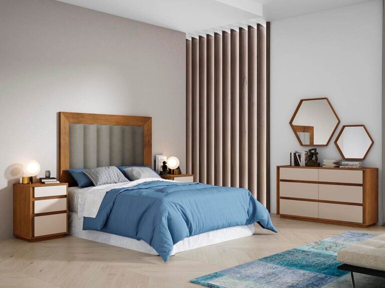 Cachava catálogo dormitorios colección Noa madera