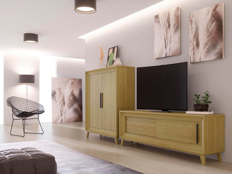 Cachava catálogo salones colección Génova madera