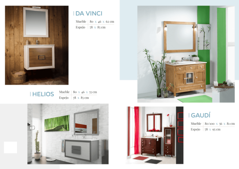 Muebles de baño 95 arte y bano da vinci helios. gaudi