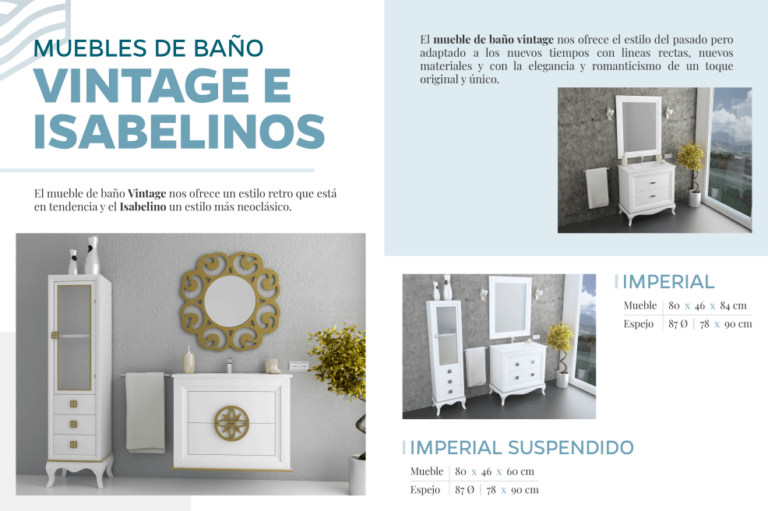 Muebles de baño 108 arte y bano imperial