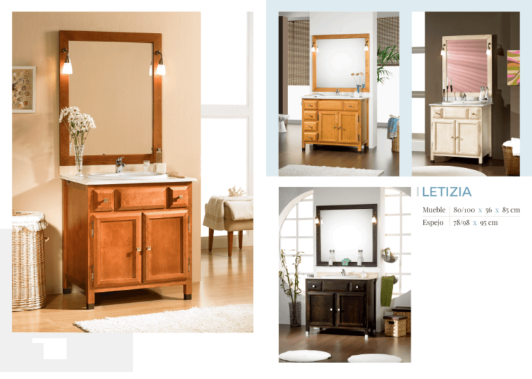 Muebles de baño 123 arte y bano letizia