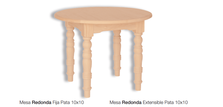Mesas 283 franema redonda 9x9 1