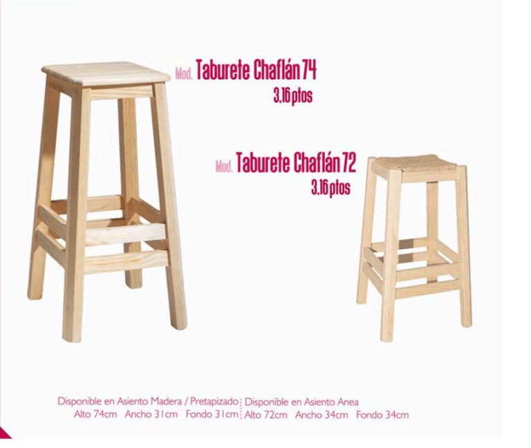 Hostelería 105 penuelas taburete chaflan 74 1