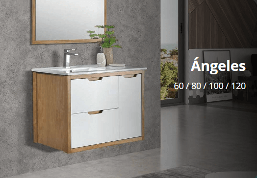 Muebles de baño 100 Mueble de Baño de Madera -Muebles Risueño