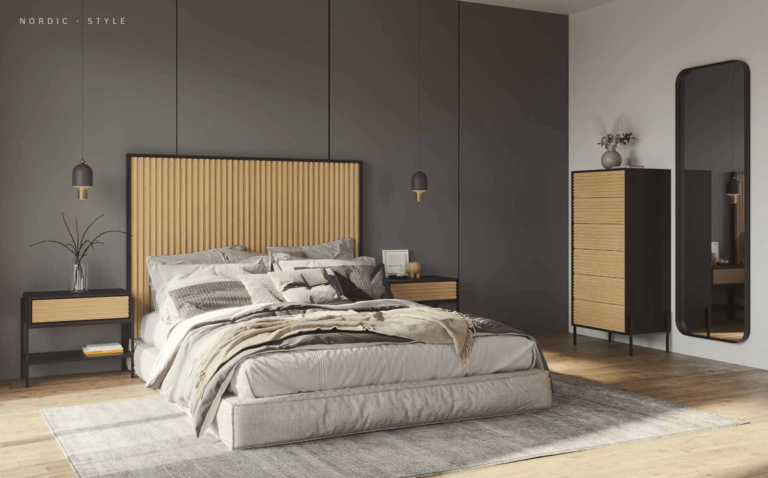 Dormitorio de madera brujas - muebles risueño