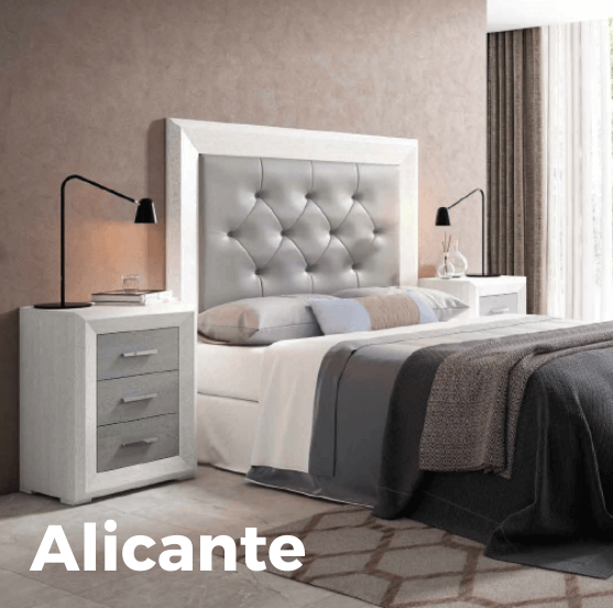 Dormitorio de madera Alicante - Muebles Risueño