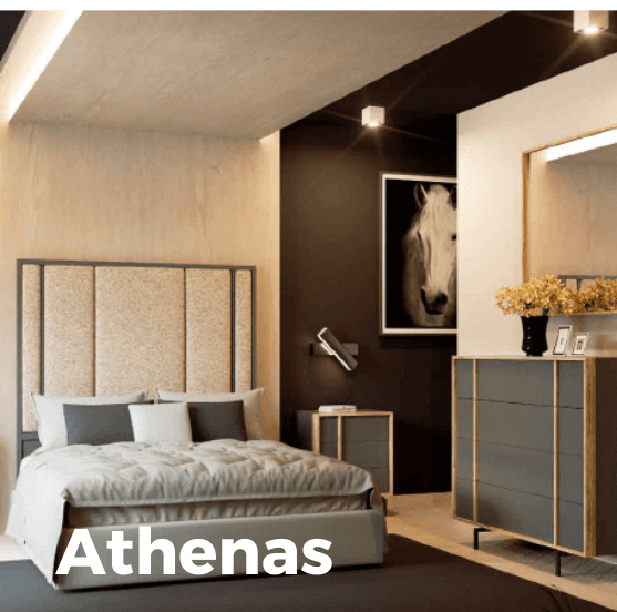 Dormitorio Athenas de madera Muebles Risueño