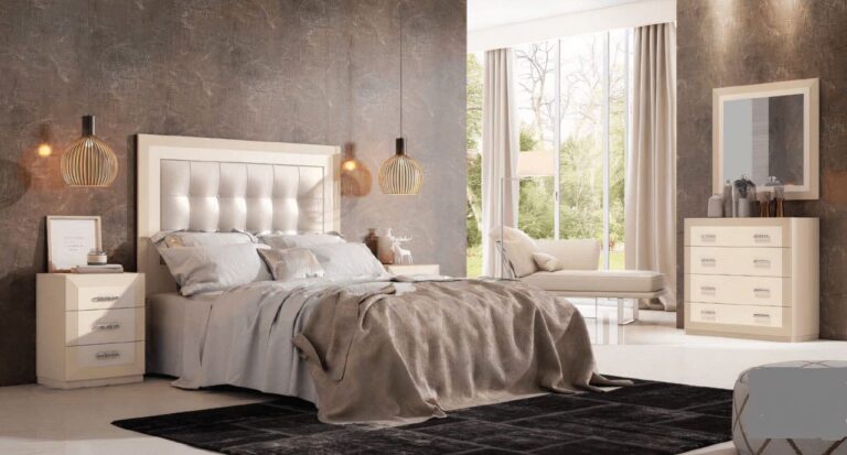 Dormitorio de madera Málaga - Muebles Risueño