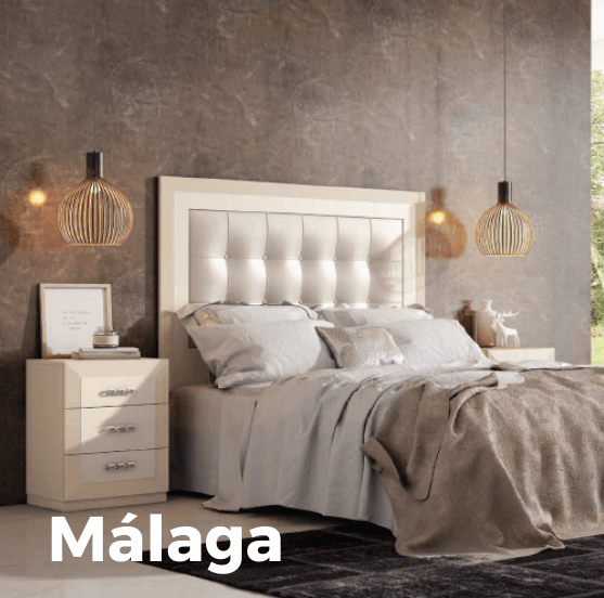 Dormitorio de madera Málaga - Muebles Risueño