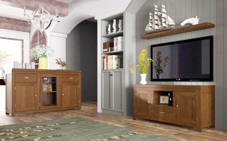 Salon de Madera Venecia Muebles Risueño