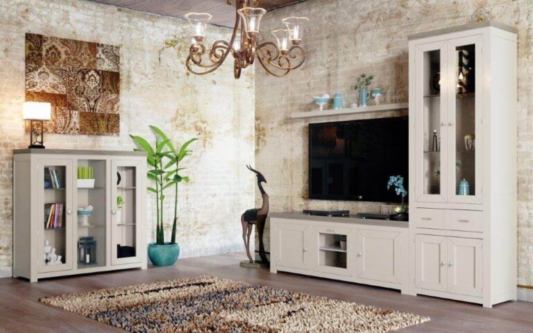 Salon de Madera Venecia Muebles Risueño